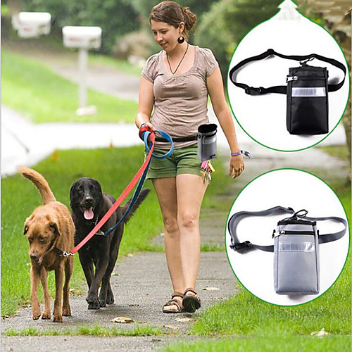 

Rodents Dog Cat Treat Pouch Bag Portable Durable Casual / Daily Solid Colored Oxford Cloth Black Gray