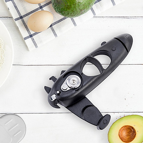 

Multifunctional can opener 8-in-1 hand-cranked can opener stainless steel can knife