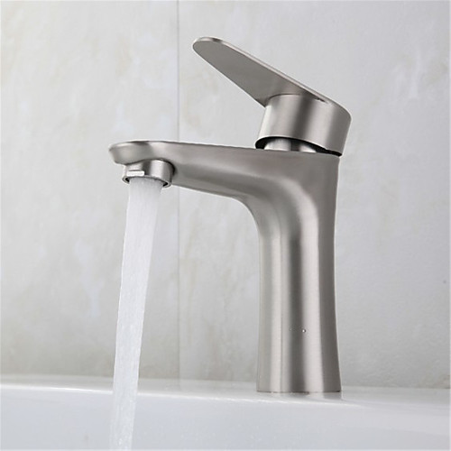 

Stainless steel single hole washbasin faucet