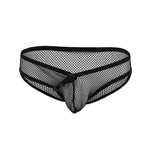 

Men's Cut Out Briefs Underwear - Normal Low Waist Black M L XL