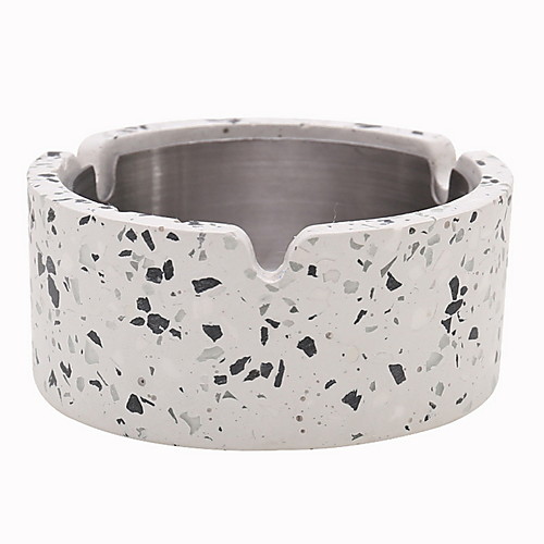 

Terrazzo ashtray round Nordic decoration creative modern trend multifunctional ashtray D12 H4CM