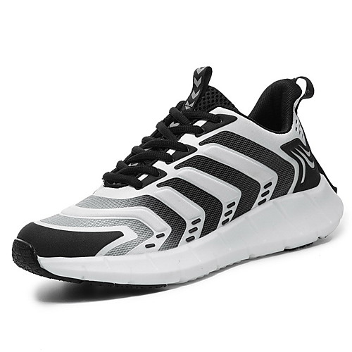 

Men's Summer / Fall Casual Daily Trainers / Athletic Shoes Elastic Fabric Breathable Black / Red / Orange