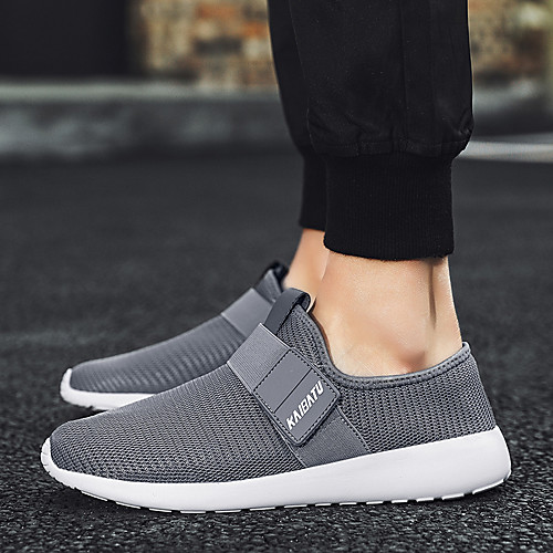 

Men's Spring & Summer / Fall & Winter Classic / British Daily Outdoor Trainers / Athletic Shoes Walking Shoes Cotton / Mesh Breathable Wear Proof Black / Light Red / Blue