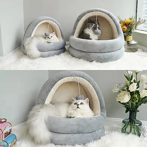

Dog Cat Pets Bed Beds Solid Colored Classic Warm Washable Elastic Plush Fabric Cotton for Large Medium Small Dogs and Cats