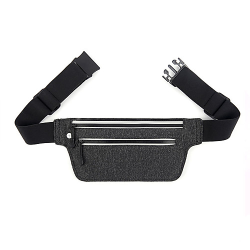 

Running Belt Fanny Pack Belt Pouch / Belt Bag for Running Hiking Outdoor Exercise Traveling Sports Bag Reflective Adjustable Waterproof Nylon Men's Women's Running Bag Adults