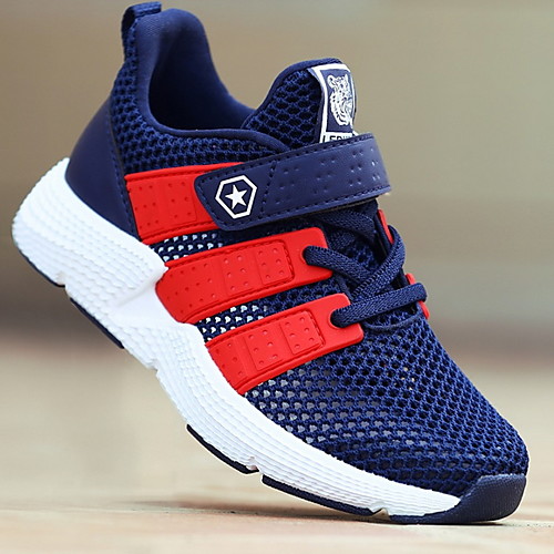 

Boys' Comfort Mesh Trainers / Athletic Shoes Big Kids(7years ) Black / Dark Blue Spring