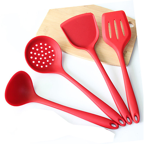 

Silicone spatula Non-stick pan partner spatula soup spoon colander frying spatula