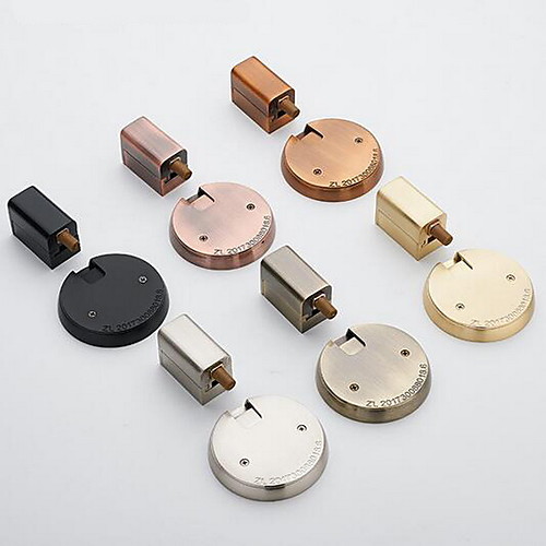 

Windproof Suction Without Punching Invisible Bathroom Door Touch Door Resistance Non-magnetic Pushing Mechanical Mute Door Suction
