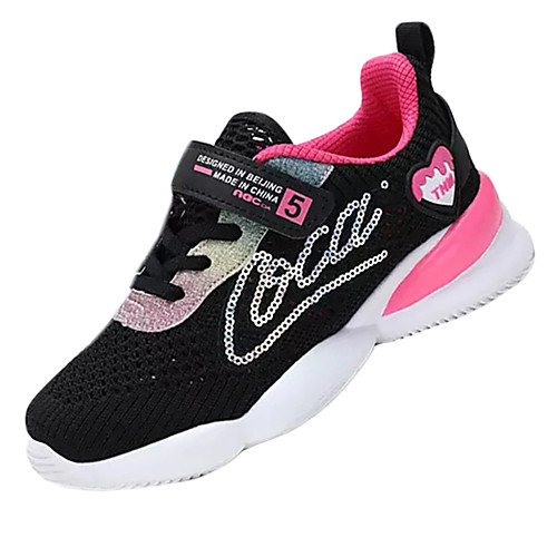 

Girls' Comfort PU Trainers / Athletic Shoes Big Kids(7years ) Walking Shoes Black / Purple / Fuchsia Summer / Rubber