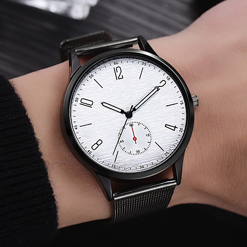 

Men's Dress Watch Quartz Formal Style Modern Style Black / Silver / Gold Casual Watch Analog Casual Fashion - Gold Silver Black One Year Battery Life