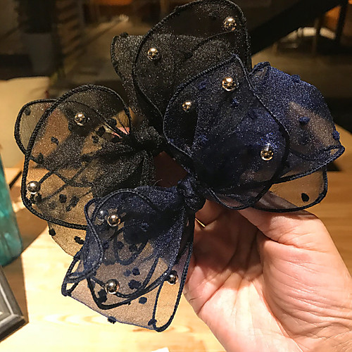 

Double Layer Cloth Hair Accessory with Flower 1 Piece Casual / Daily Wear Headpiece
