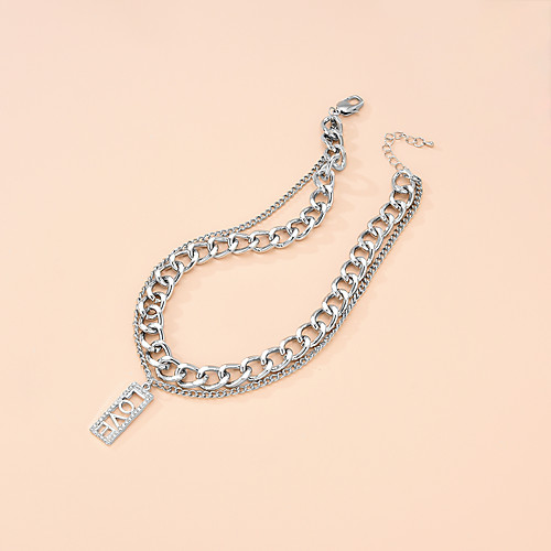 

Women's White Necklace Romantic Fashion Cute Chrome Silver 48 cm Necklace Jewelry 1pc For Party Evening Formal Street