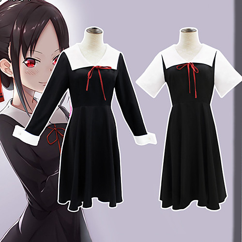 

Inspired by Cosplay Kaguya Anime Cosplay Costumes Japanese Cosplay Suits Dress Bow Bow Tie For Women's