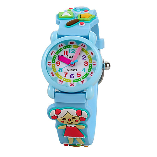 

Kids Sport Watch Automatic self-winding Rubber Ocean Blue Water Resistant / Waterproof Analog Cartoon - Blue