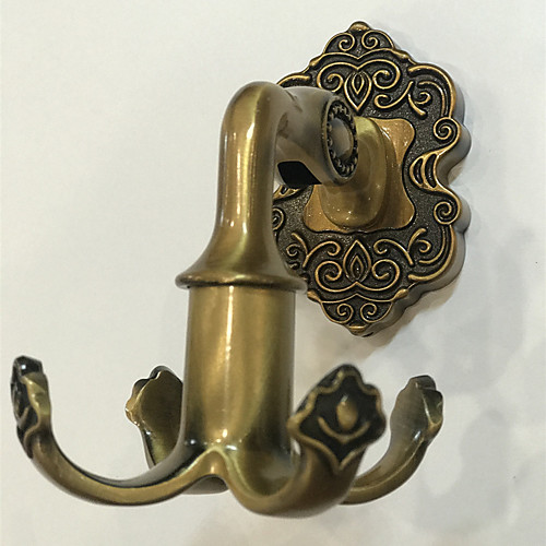 

Bathroom Accessories Robe Hook Clothes Hook Rack Towel Rack Antique Brass Antique Copper Matte Brass M6 High Quality