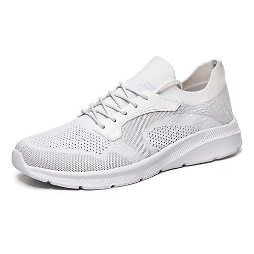 

Men's Fall / Spring & Summer Daily Outdoor Trainers / Athletic Shoes Running Shoes / Walking Shoes Tissage Volant Breathable Non-slipping Shock Absorbing Black / Red / Black / Beige