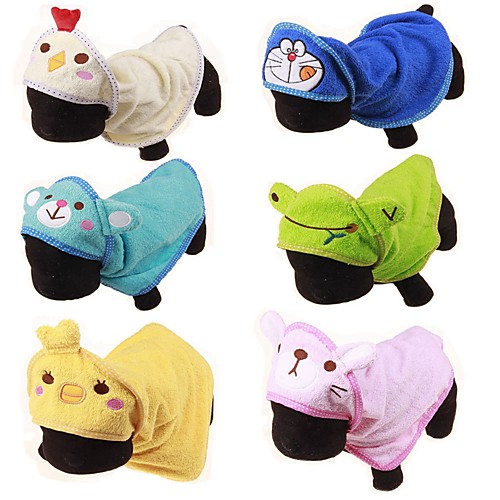 

Dog Towel Cotton Wipes Portable Cosplay Pet Grooming Supplies rice white Yellow Pink