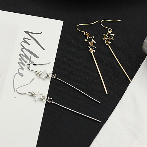 

Women's Earrings Holiday Wedding Birthday Romantic Earrings Jewelry Gold / Silver For Date Street Festival 1 Pair