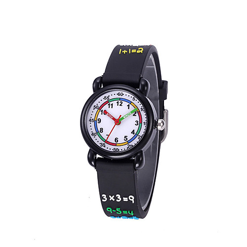 

Kids Sport Watch Quartz 30 m Water Resistant / Waterproof Day Date Analog Cartoon Fashion - Black One Year Battery Life