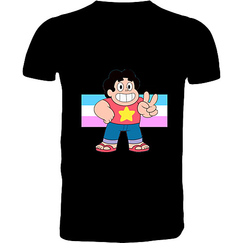 

Inspired by steven universe Cosplay Costume T-shirt Polyster Print Printing T-shirt For Men's