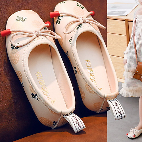 

Girls' Comfort PU Flats Little Kids(4-7ys) Pink / Beige Summer