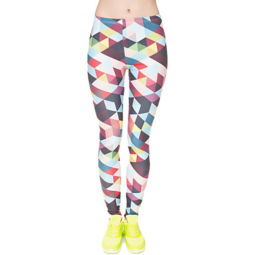 

Women's Yoga Pants 3D Print Purple Elastane Yoga Running Fitness Tights Leggings Sport Activewear Quick Dry Tummy Control Butt Lift Moisture Wicking High Elasticity Skinny