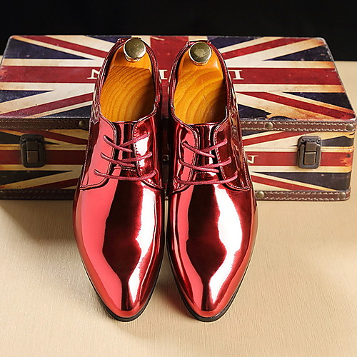 

Men's Spring / Summer British Daily Oxfords PU Red / Gold / Blue