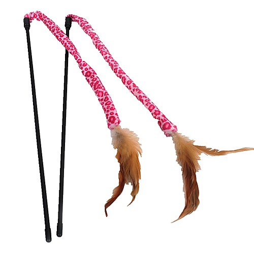 

Cat Teasers Cat Kitten Pet Toy Leopard Textile Gift