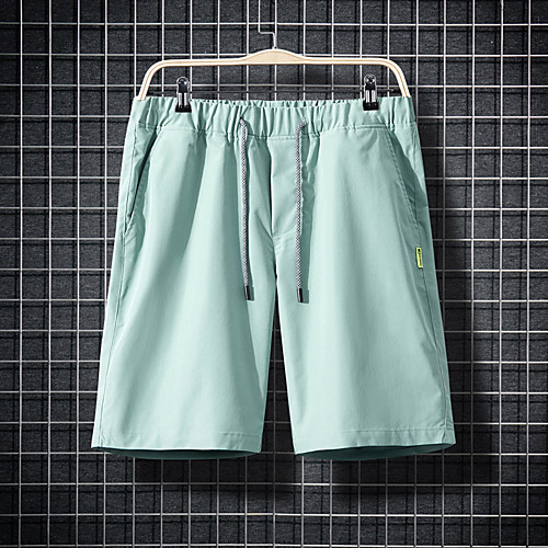 

Men's Sporty Basic Slim Shorts Pants - Solid Colored Cotton Black Red Khaki US32 / UK32 / EU40 / US34 / UK34 / EU42 / US36 / UK36 / EU44