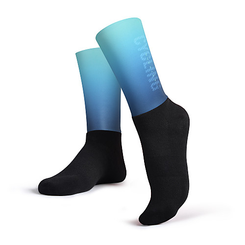 

Compression Socks Athletic Sports Socks Cycling Socks Bike / Cycling Cycling Quick Dry Breathable 1 Pair Gradient Polyster Lycra Cotton Red Blue Green M L / Mountain Bike MTB
