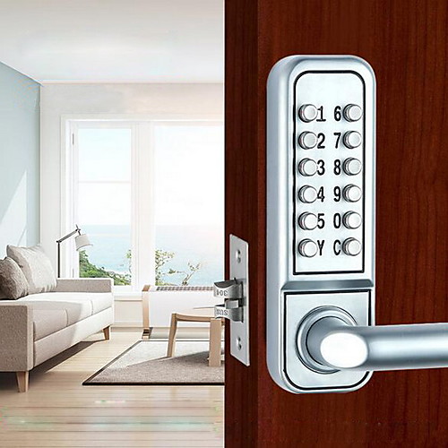 

Mechanical Code Lock Wooden Door Lock Office Door Lock Wooden Door Lock Rental House Lock Outdoor Rain And Sun Protection