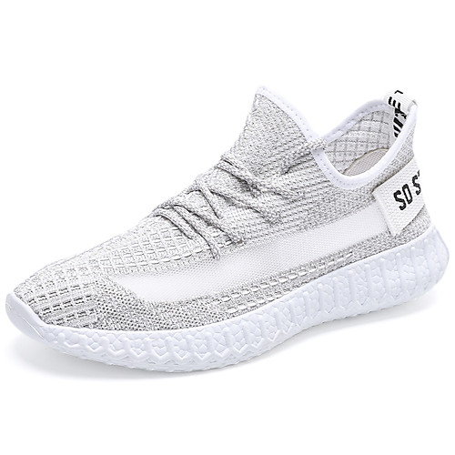 

Men's Summer Casual / Preppy Athletic Daily Trainers / Athletic Shoes Mesh Non-slipping Wear Proof Black / Gray