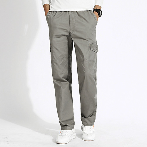 

Men's Hiking Pants Hiking Cargo Pants Summer Outdoor Breathable Quick Dry Soft Sweat-wicking Cotton Pants / Trousers Bottoms Running Camping / Hiking Hunting Yellow Army Green Grey L XL XXL XXXL 4XL
