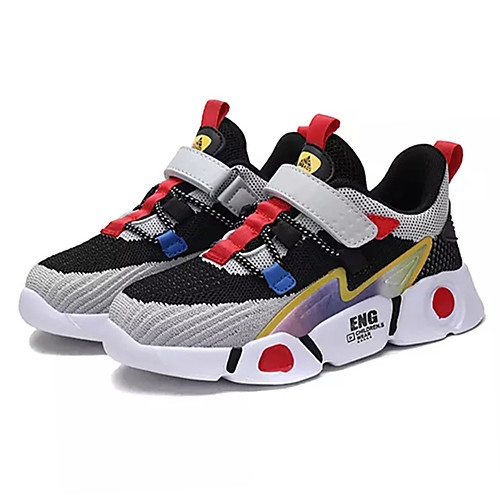 

Boys' / Girls' Comfort PU / Elastic Fabric Trainers / Athletic Shoes Big Kids(7years ) Running Shoes Black / Pink / Blue Spring / Color Block