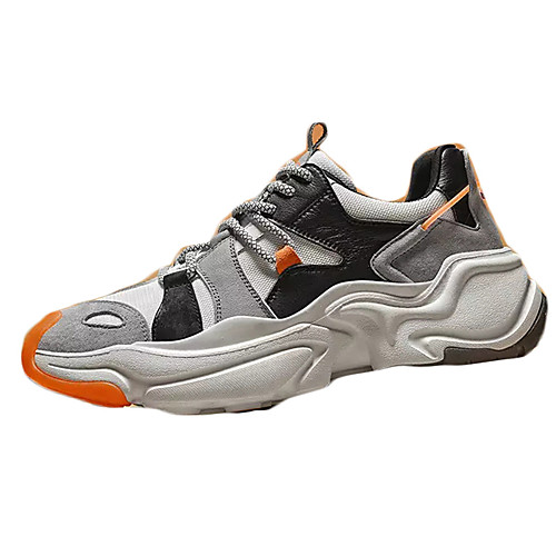 

Men's Summer Sporty Athletic Trainers / Athletic Shoes Running Shoes Mesh / PU Non-slipping Black / Blue / Beige / Gray