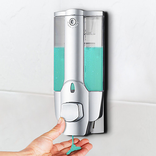 

350ML Wall-Mounted Liquid Soap Dispenser 3 Chamber Hand Washing Soap Shower Dispenser