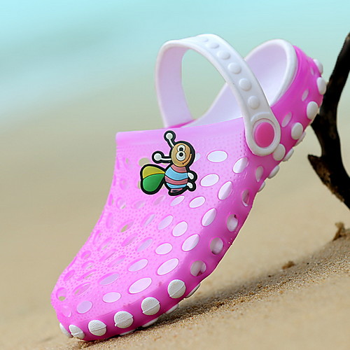 

Girls' Comfort PVC Slippers & Flip-Flops Little Kids(4-7ys) Black / Pink / Dark Blue Summer