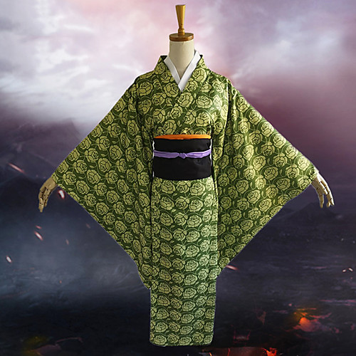 

Inspired by Demon Slayer: Kimetsu no Yaiba Anime Cosplay Costumes Japanese Cosplay Suits Top Kimono Coat Waist Belt For Women's / Sash / Ribbon