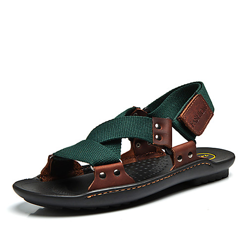 

Men's Summer Classic Daily Outdoor Sandals Water Shoes / Upstream Shoes Knit Breathable Non-slipping Black / Army Green / Dark Green