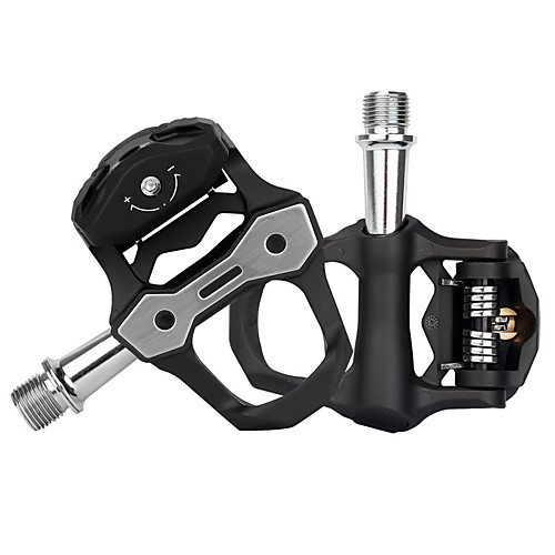 

Bike Pedals 2 Bearing Fiber Carbon for Cycling Bicycle Road Bike Black