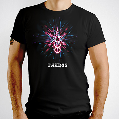 

Men's Graphic T-shirt Basic Elegant Daily Going out Black