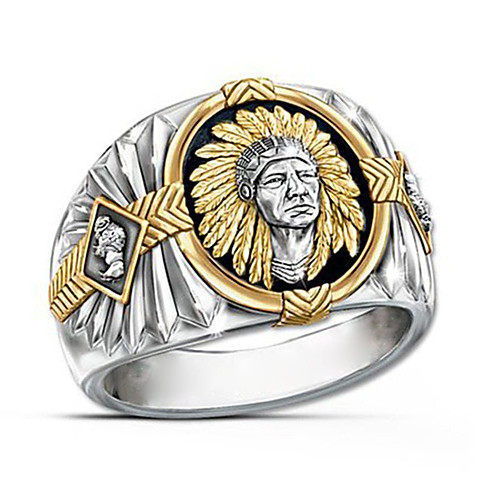 

Men Women Ring Belle Ring AAA Cubic Zirconia 1pc White Copper Gold Plated Silver-Plated Irregular Statement Luxury Party Evening Gift Jewelry Geometrical Wearable