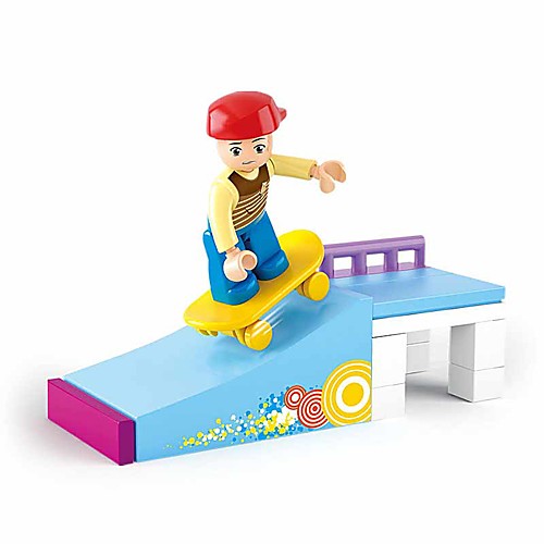 

Building Blocks Educational Toy 23 pcs Skate Cartoon compatible Legoing Exquisite Hand-made Decompression Toys DIY Boys and Girls Toy Gift / Kid's