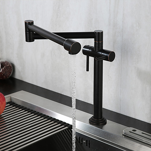 

Kitchen faucet - Two Handles One Hole Pot Filler Centerset Contemporary Kitchen Taps