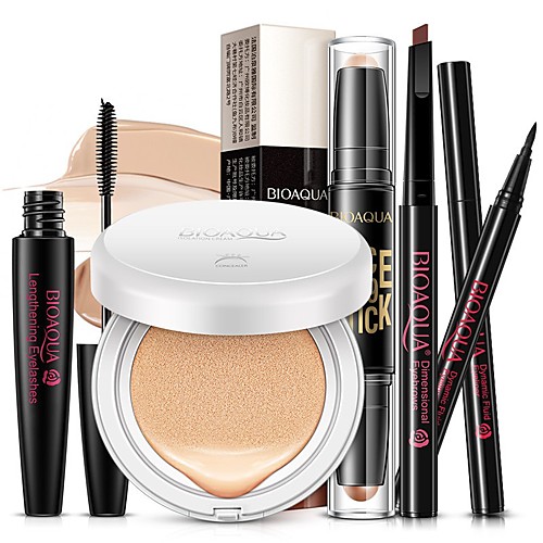 

Single Colored 5 pcs Wet Long Lasting / Concealer / Natural Cosmetic / Powder / Concealer # Classic / Traditional Kits / Easy to Carry / Women Round Makeup Cosmetic Plastic Shell