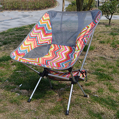 

Camping Chair with Cup Holder Portable Foldable Washable Comfortable Aluminum Alloy Oxford for 1 person Fishing Beach Camping / Hiking / Caving Traveling Autumn / Fall Summer RedBlue Orange / Gray