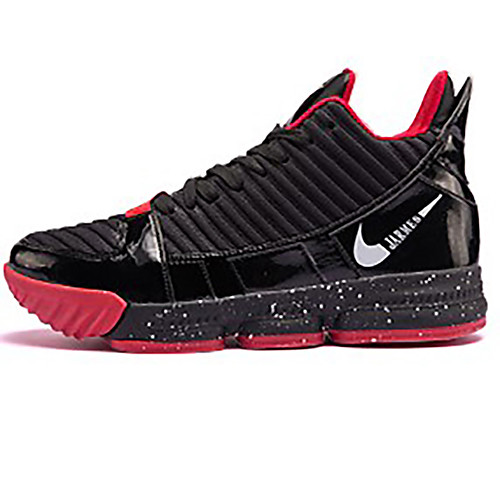 

Men's Summer Sporty Athletic Trainers / Athletic Shoes Basketball Shoes PU Non-slipping Black / Gold / Black / Red / White Color Block