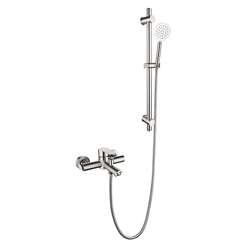 

304 Stainless Steel Simple Shower Shower Set Portable Hot And Cold Water Mixing Valve Triple Tap