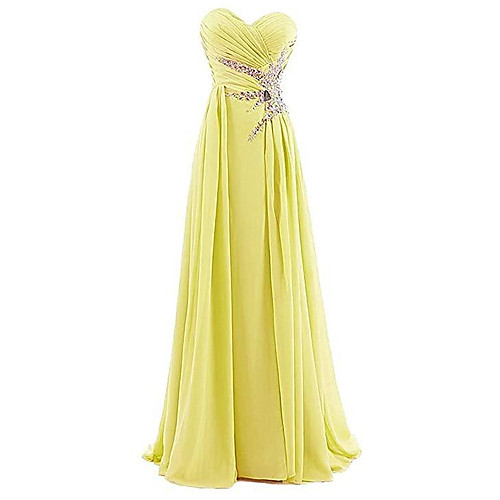 

Sheath / Column Elegant Sparkle Engagement Prom Dress Sweetheart Neckline Sleeveless Floor Length Spandex with Pleats Crystals 2020