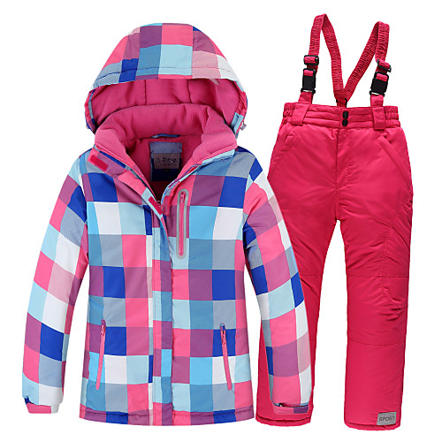 

RIVIYELE Men's Women's Ski Jacket Ski / Snow Pants Skiing Camping / Hiking Winter Sports Waterproof Windproof Warm Polyester Warm Top Warm Pants Clothing Suit Ski Wear